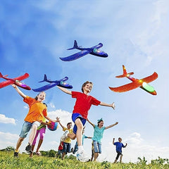 LED Luminous Glider Airplane 2 Flight Modes Foam Airplane For Outdoor Flying