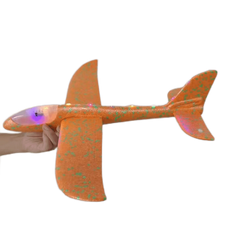 LED Luminous Glider Airplane 2 Flight Modes Foam Airplane For Outdoor Flying
