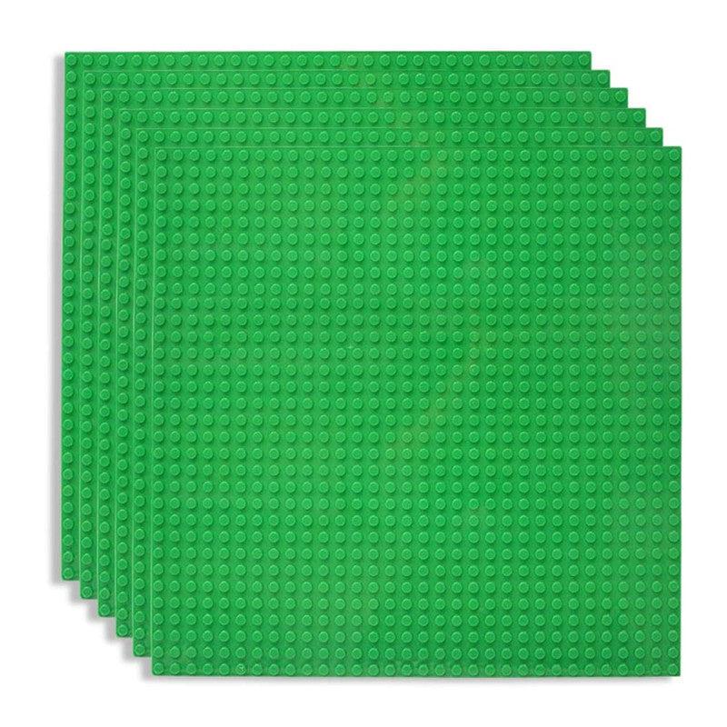 6PCS Classic Baseplates For Building Bricks 100% Compatible 25 X25 Gift