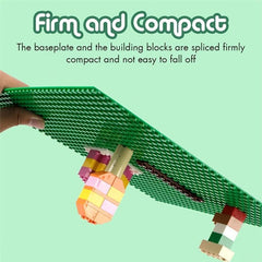6PCS Classic Baseplates For Building Bricks 100% Compatible 25 X25 Gift