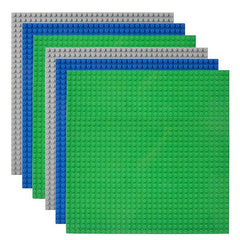 6PCS Classic Baseplates For Building Bricks 100% Compatible 25 X25 Gift