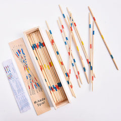 30Pcs Wooden Pick Stick Game Desktop Educational Toys