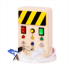 LED Light Wooden Montessori Educational Toy for Kids
