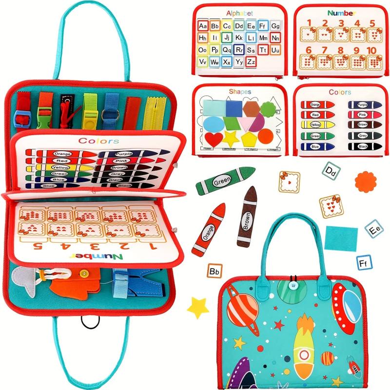 Montessori Busy Board Sensory Toy