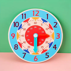 Wooden Clock Kids Puzzles Educational Toy