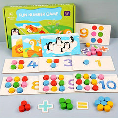 Montessori Kids Arithmetic Toys Number Cognitive Intelligence Development