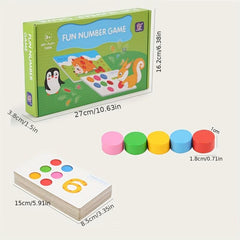 Montessori Kids Arithmetic Toys Number Cognitive Intelligence Development