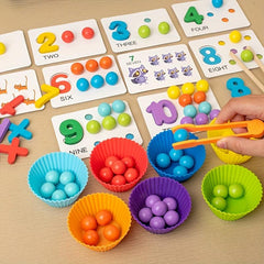 Montessori Kids Arithmetic Toys Number Cognitive Intelligence Development
