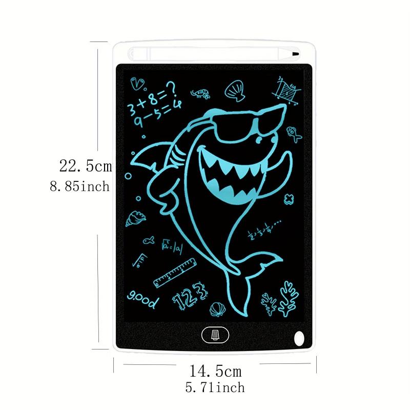 LCD Writing Tablet Doodle Board For Kids 21.59cm Electronic Drawing Tablet