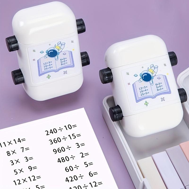 Smart Math Roller Stamp for Kids - Addition Subtraction Multiplication