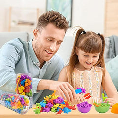 48 Piece Dinosaur Matching Game with Sorting Cups Educational Toy Set