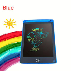 Red Green LCD Writing Tablet Doodle Board 21.59cm Colorful Erasable Drawing Pad