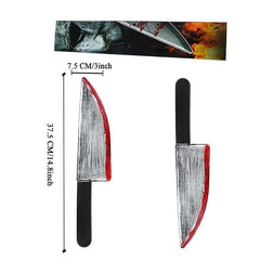 2pcs Halloween Horror Cosplay Rubber Horror Props Classic Halloween Decor