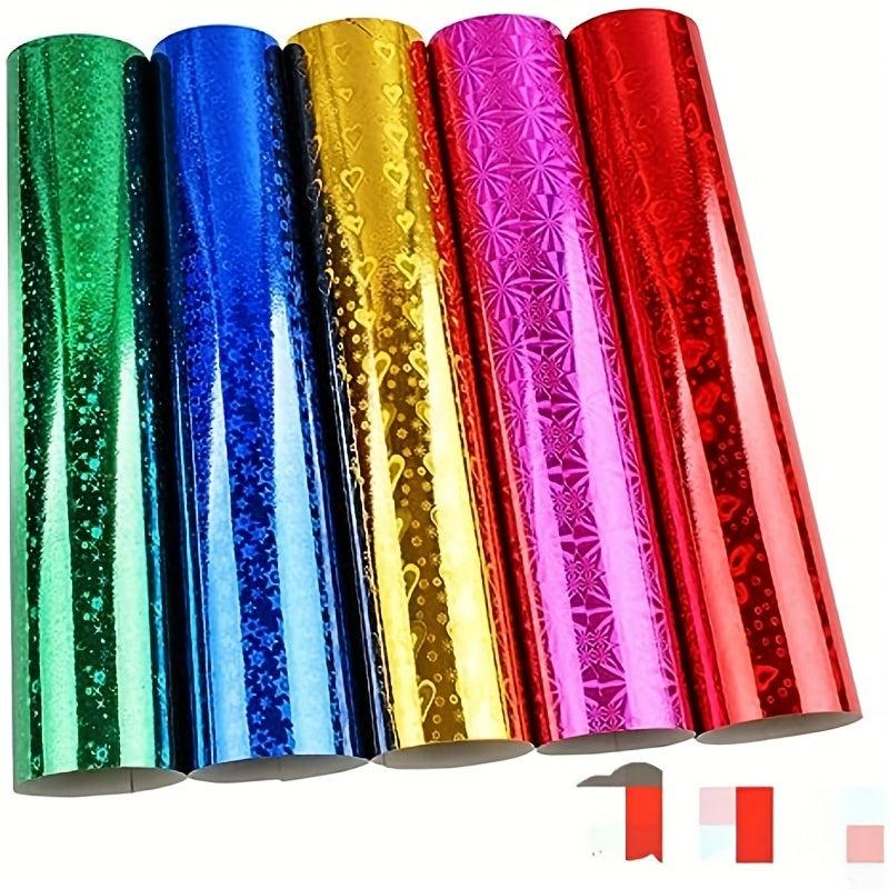 50 Sheet Origami Paper 5 Colors Square Laser Paper Glitter Folding Paper