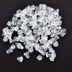 200pcs Earrings With Cap Back Buckle 5mm DIY Accessories