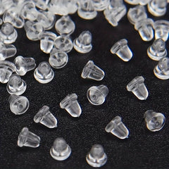200pcs Earrings With Cap Back Buckle 5mm DIY Accessories