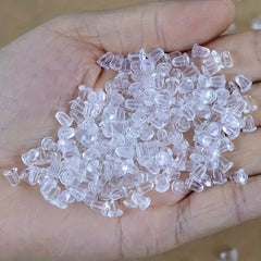 200pcs Earrings With Cap Back Buckle 5mm DIY Accessories