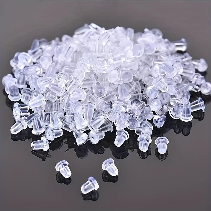 200pcs Earrings With Cap Back Buckle 5mm DIY Accessories