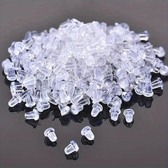 200pcs Earrings With Cap Back Buckle 5mm DIY Accessories