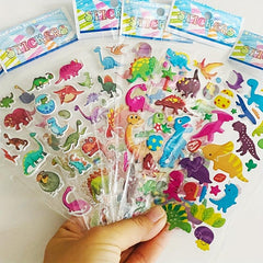 10pcs Kids Stickers Girls Cartoon Dress Up 3D Puffy Bulk Stickers