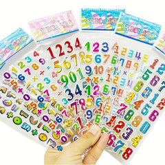 10pcs Kids Stickers Girls Cartoon Dress Up 3D Puffy Bulk Stickers
