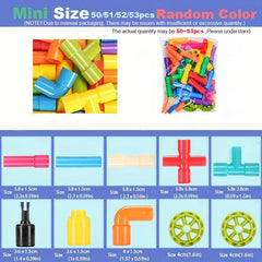 DIY Water Building Blocks Toys Montessori Water Pipe Building Blocks Toy