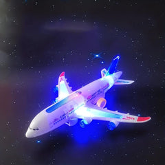 Luminous A380 Electronic Music Toy Airplane Passenger Model
