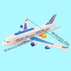 Luminous A380 Electronic Music Toy Airplane Passenger Model