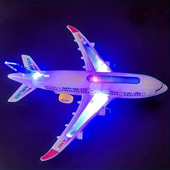 Luminous A380 Electronic Music Toy Airplane Passenger Model