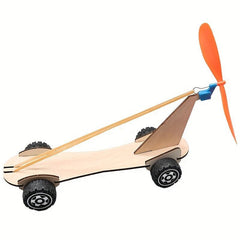Rubber Band Power Car Puzzle Assembly Science Model