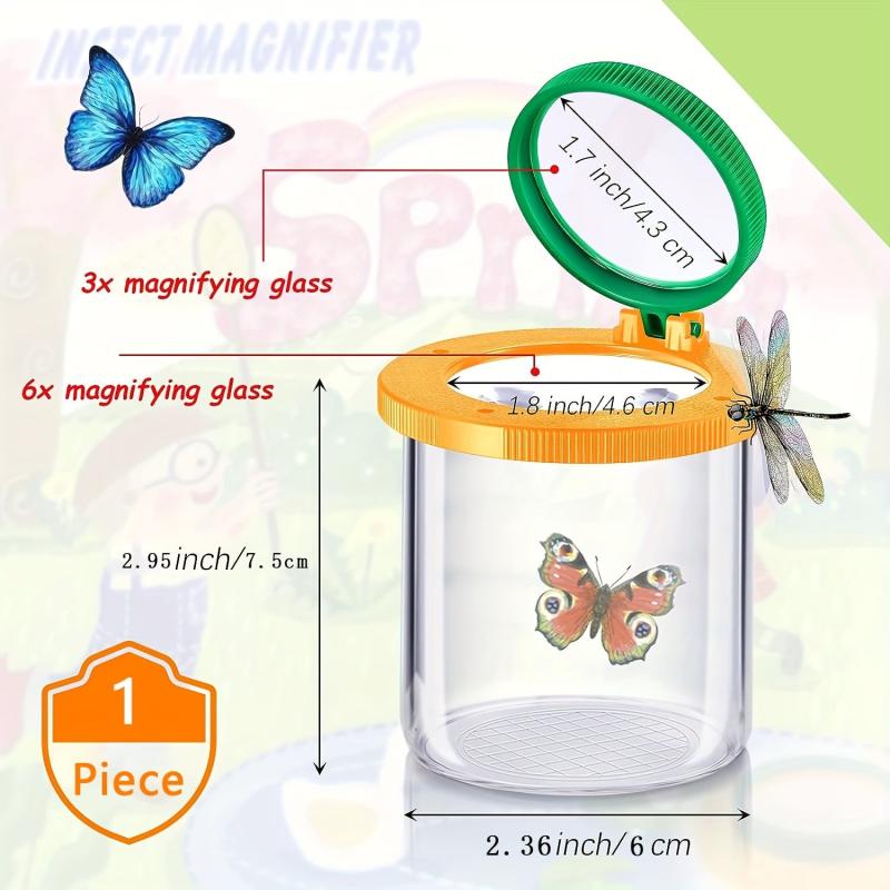Insect Trap Viewer Magnifying Glass Container Small Animal Insect Tank