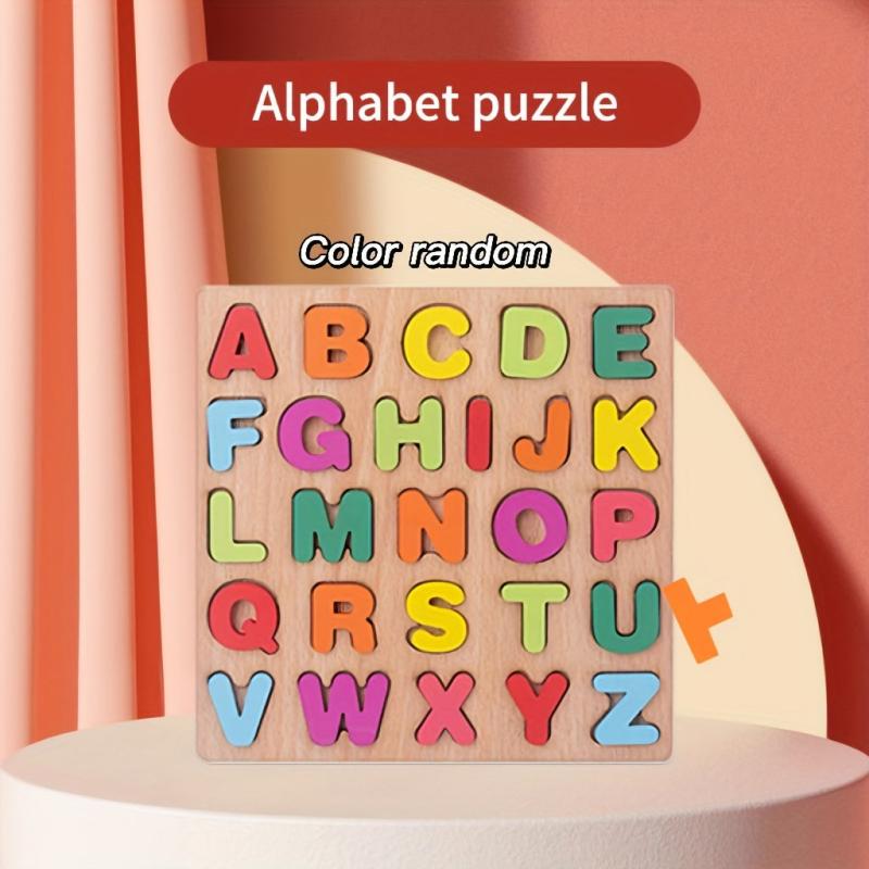 Number Letter Geometric Hand Grasping Building Blocks Puzzle Toys