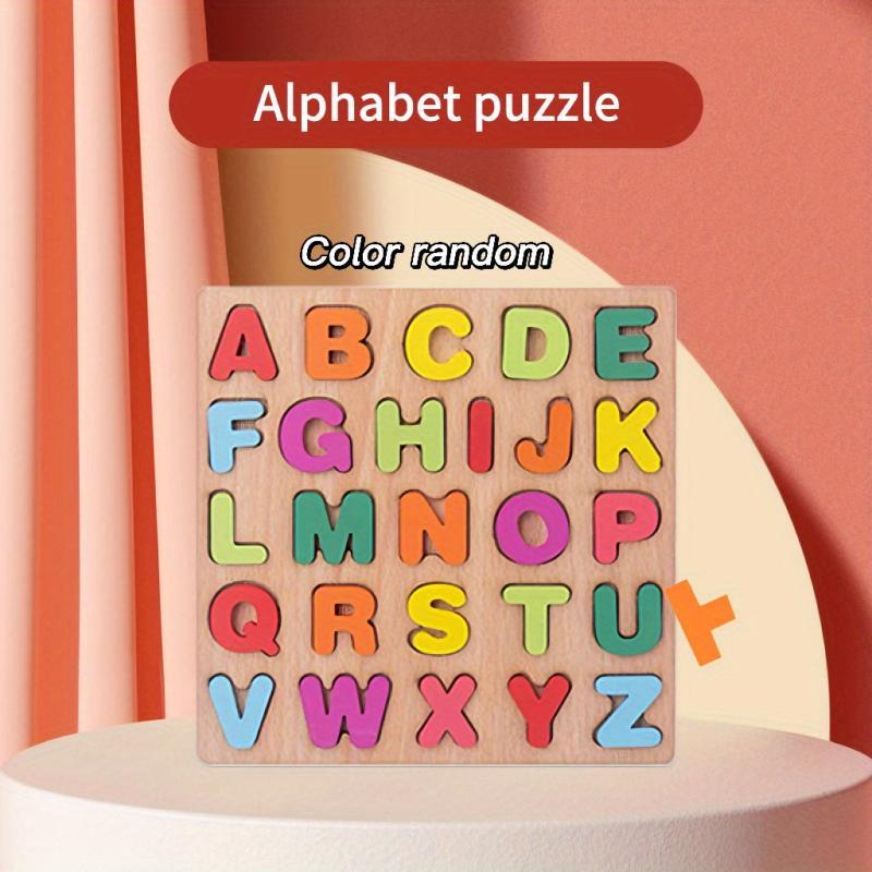 Number Letter Geometric Hand Grasping Building Blocks Puzzle Toys