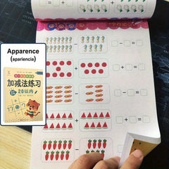 Children's Addition Subtraction Learning Math Handwriting Exercise Book