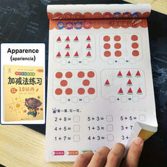 Children's Addition Subtraction Learning Math Handwriting Exercise Book