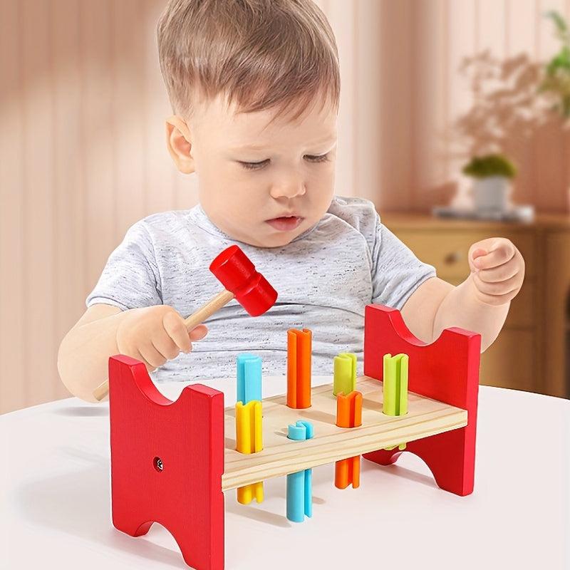 Montessori Wooden Hammering Toy for Toddlers