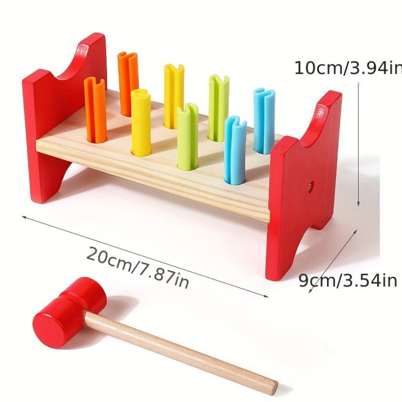 Montessori Wooden Hammering Toy for Toddlers