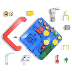 City Rescue Adventure Track Toy Set with 3 Mini Cars