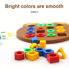 Kids' Geometric Shape Pairing Montessori Battle Game