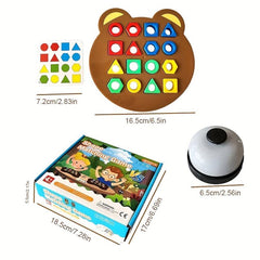 Kids' Geometric Shape Pairing Montessori Battle Game