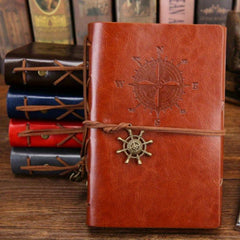 Vintage Pirate Style Leather Notebook 80 Pages