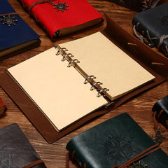 Vintage Pirate Style Leather Notebook 80 Pages