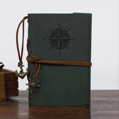 Vintage Pirate Style Leather Notebook 80 Pages