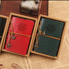 Vintage Pirate Style Leather Notebook 80 Pages