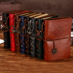 Vintage Pirate Style Leather Notebook 80 Pages