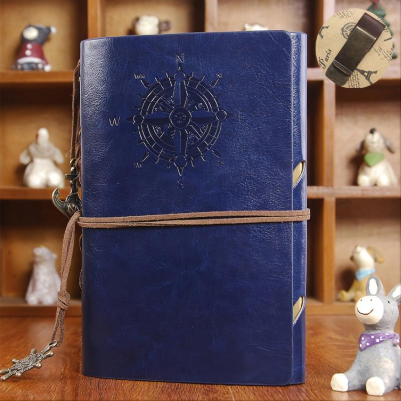 Vintage Pirate Style Leather Notebook 80 Pages