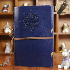 Vintage Pirate Style Leather Notebook 80 Pages