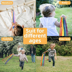2pcs Cloud Ribbon Bell Hand Kite Toy DIY Craft
