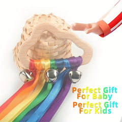 2pcs Cloud Ribbon Bell Hand Kite Toy DIY Craft