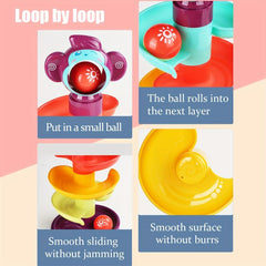 Baby Toys Puzzle And Early Education Track Ball Spin And Play Halloween
